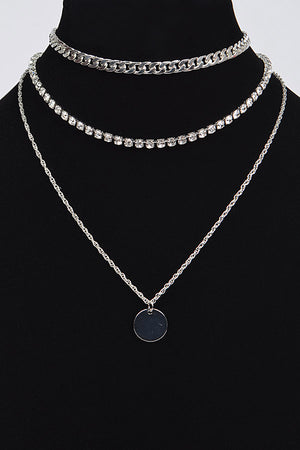 Open image in slideshow, Three Layers Necklace Set
